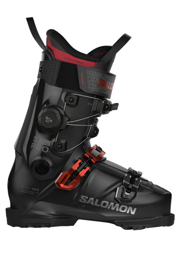 szczegóły Buty narciarskie Salomon S/PRO ALPHA C BOA 120 – czarne/Samba Met./Ciemnoszare Met