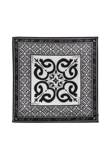 szczegóły Goldbergh Brisano Scarf Black/White