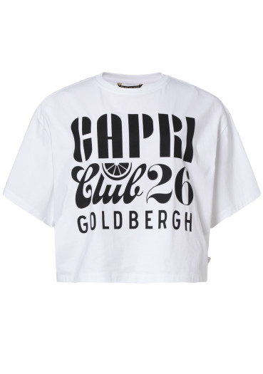 szczegóły Damski T-shirt Goldbergh Lumea Short Sleeve Top White