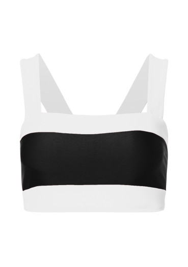 szczegóły Goldbergh Plonge Bikini Top Black/White