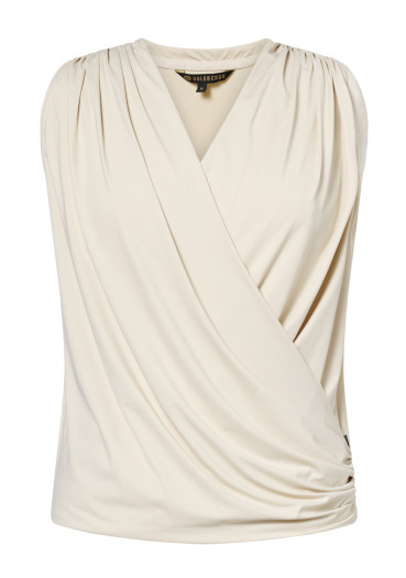 szczegóły Goldbergh Calipso Sleeveless Top Champagne