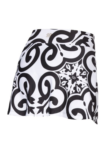 szczegóły Spódnica damska Goldbergh Luminosa Skirt Black/White