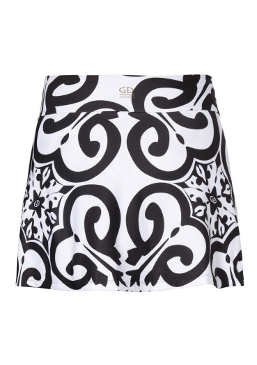 szczegóły Spódnica damska Goldbergh Luminosa Skirt Black/White