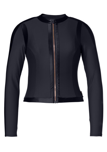 szczegóły Goldbergh Splash Long Sleeve Zip Rashguard Black