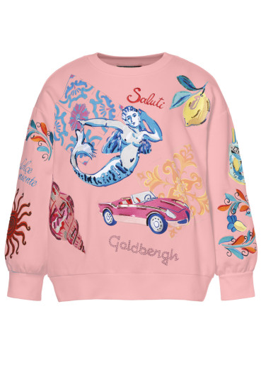szczegóły Damska bluza Goldbergh Seraphina Sweater Rosa