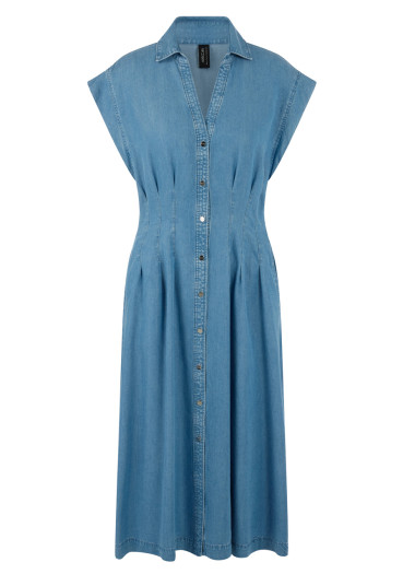 szczegóły Sukienka damska Marc Cain AC 21.42 D63 Dress Light Denim 350