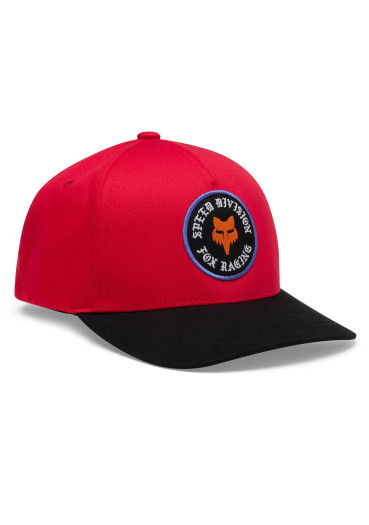 szczegóły Czapka z daszkiem Fox Yth Badge Snapback w kolorze czerwonym