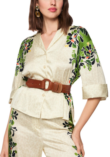szczegóły Bluzka damska Marc Cain AC 51.37 W42 Blouse Bright Ecru 112
