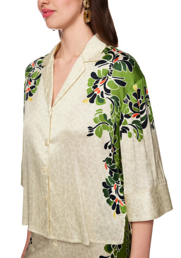 szczegóły Bluzka damska Marc Cain AC 51.37 W42 Blouse Bright Ecru 112
