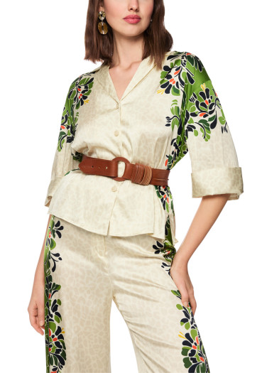 szczegóły Bluzka damska Marc Cain AC 51.37 W42 Blouse Bright Ecru 112