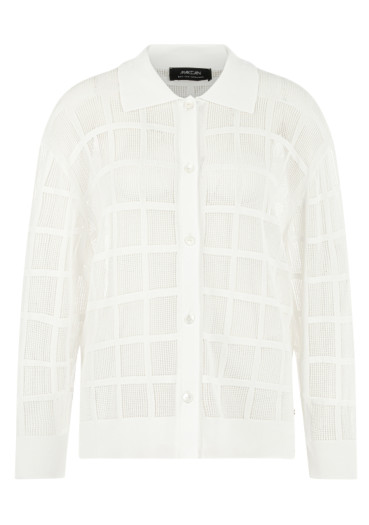szczegóły Koszula damska Marc Cain AC 39.21 M81 Cardigan Off-White 110