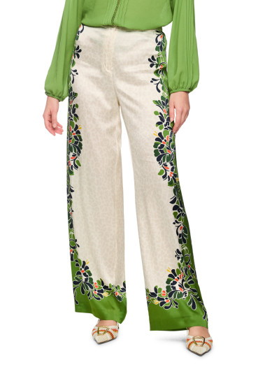 szczegóły Spodnie damskie Marc Cain AC 81.70 W42 Pants Bright Ecru 112