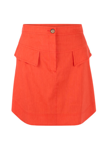 szczegóły Spódnica damska Marc Cain AC 71.31 W70 Spódnica Bright Tomato 223