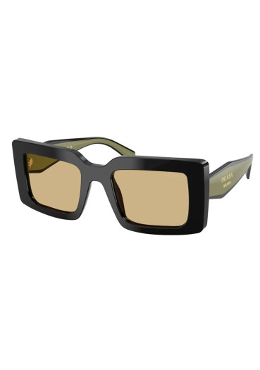 szczegóły Okulary przeciwsłoneczne Prada PR D01S 03K10R52 Czarno-żółte