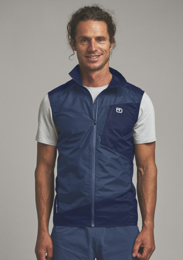szczegóły Kamizelka wiatrówka Ortovox Trace M Blue Nunatak Men's Vest