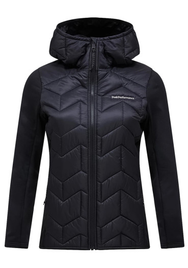 szczegóły Kurtka damska Peak Performance Elevate Insulated Hybrid Hood Jkt W Black 050