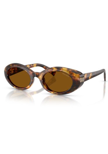 szczegóły Okulary przeciwsłoneczne Miu Miu MU B09S 14L20V52 Havana, Honey/Dark Bronze