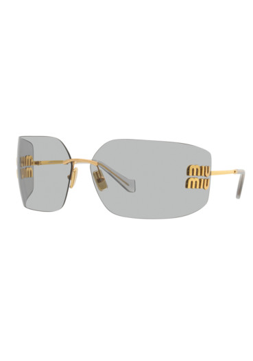 szczegóły Okulary przeciwsłoneczne Miu Miu MU 54YS 5AK30B80 Gold/Light Grey