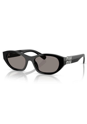 szczegóły Okulary przeciwsłoneczne damskie Miu Miu MU A03S 16K80Q53 Black-Dark Grey