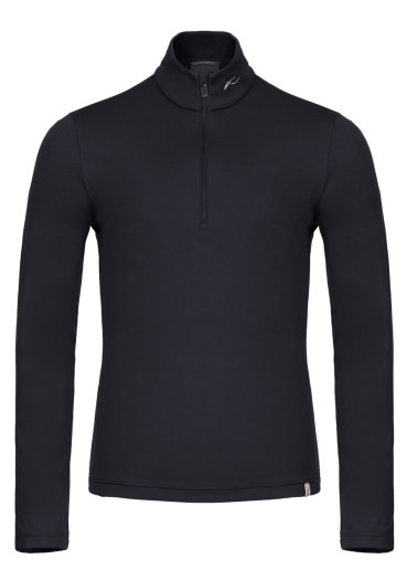 szczegóły Męski golf Kjus Men Feel Midlayer Half-Zip, czarny