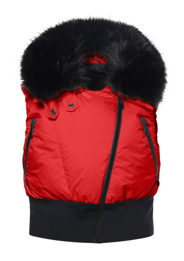 szczegóły Damska kamizelka Goldbergh Reiya Bodywarmer Faux Border Flame
