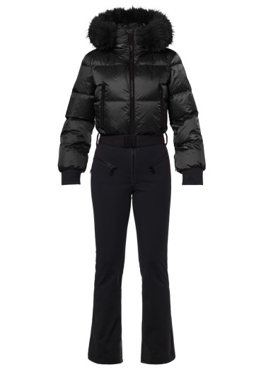 szczegóły Kombinezon damski Goldbergh Sayaka Ski Suit Faux Border Black