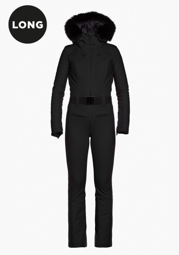 szczegóły Kombinezon damski Goldbergh Parry Long Ski Suit Faux Border Black