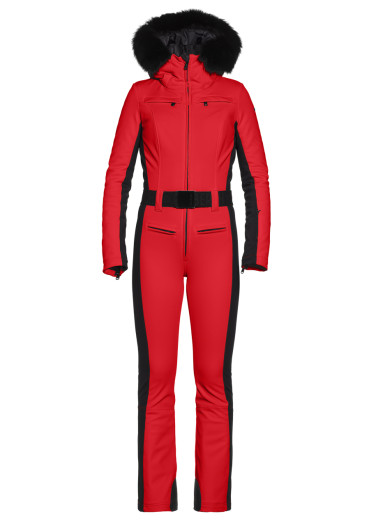 szczegóły Damski kombinezon Goldbergh Parry Ski Suit Faux Border Flame