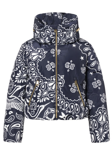 szczegóły Damska kurtka Goldbergh Kyoki Ski Jacket Bandana Paisley Blue