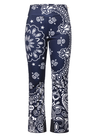 szczegóły Spodnie damskie Goldbergh Shiro Ski Pants Bandana Paisley Blue