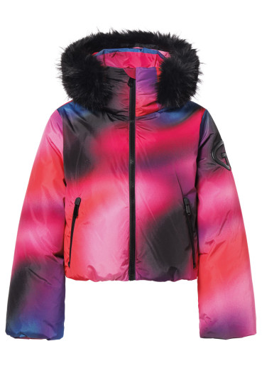 szczegóły Damska kurtka narciarska Goldbergh Sansu Faux Border Night Runner Bold