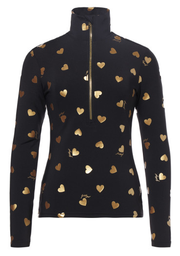 szczegóły Golf damski Goldbergh Aimi Ski Pully Black/Gold