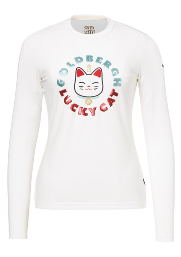 szczegóły Koszulka damska Goldbergh Neko Long Sleeve Top Snow White