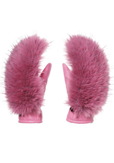 szczegóły Rękawiczki damskie Goldbergh Hill Mittens Pink Cosmos