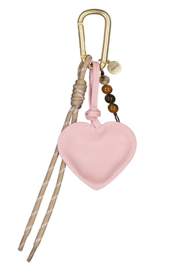 szczegóły Barts Bag Charm Heart light pink