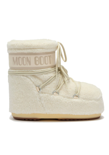 szczegóły Damskie buty Moon Boot Icon Low Fleece H017 Ice