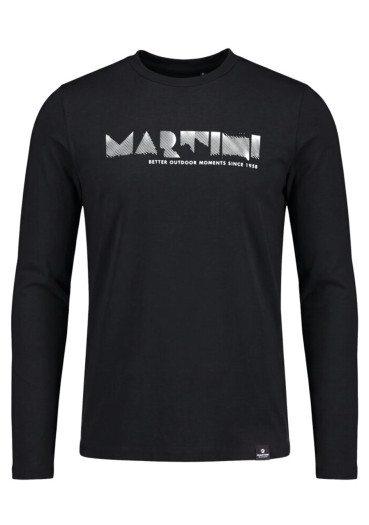 szczegóły Męska koszulka funkcjonalna Martini Wildtrack Thorn Ls Shirt M Czarno-Biała