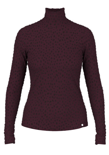 szczegóły Marc Cain BC 48.54 J27 T-Shirt 296 Winetasting