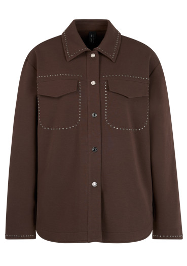 szczegóły Kurtka damska Marc Cain BS 31.20 J09 Kurtka 697 Seal Brown