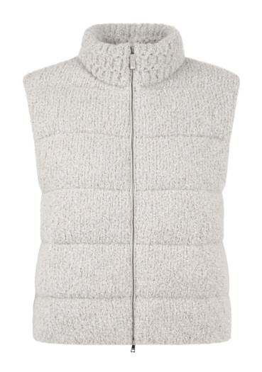 szczegóły Marc Cain BA 37.05 M44 Waistcoat 802 Nimbus Cloud