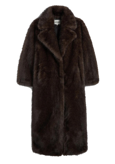 szczegóły Płaszcz damski APPARIS Gabrielle Sable Maxi Coat Fauve Multi