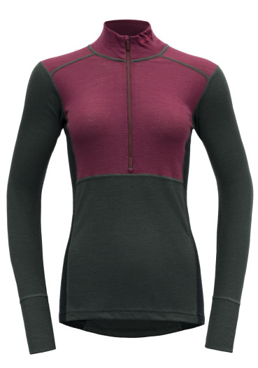szczegóły Devold Lauparen Merino 190 Zip Neck Wmn