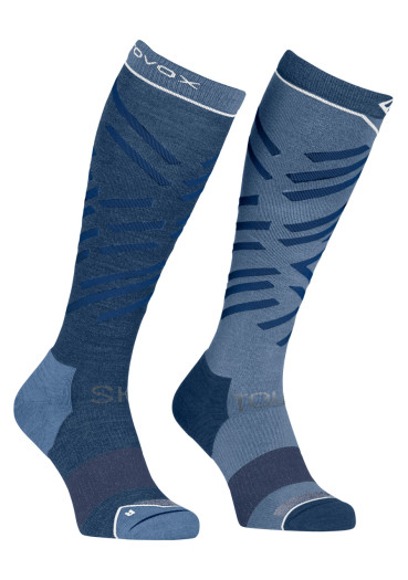 szczegóły Skarpety narciarskie męskie Ortovox Ski Tour LT Comp Long Socks Men's Blue Nunatak