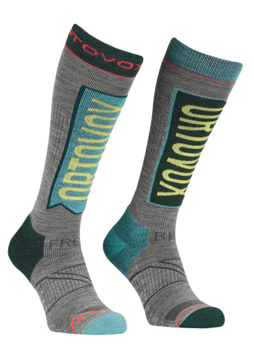 szczegóły Ortovox Freeride Long Socks Women's Ice Waterfall