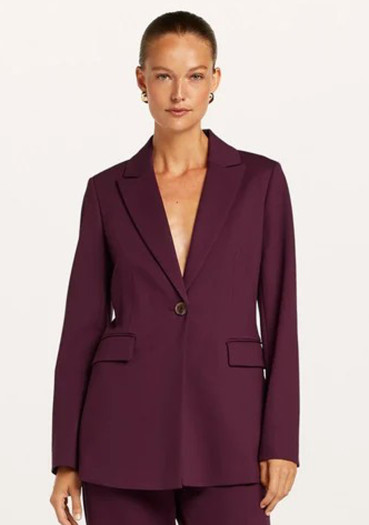 szczegóły Beaumont Hedwig Blazer Dark Berry