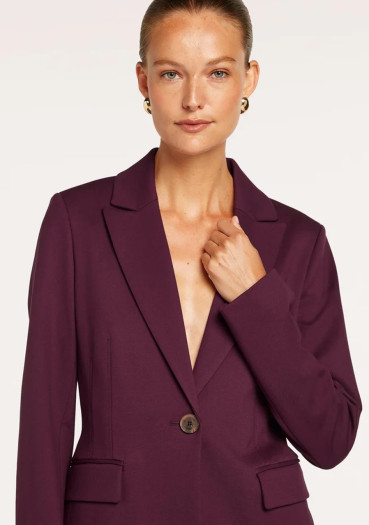 szczegóły Beaumont Hedwig Blazer Dark Berry
