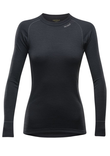szczegóły Damski funkcjonalny t-shirt DEVOLD DUO ACTIVE W SHIRT  Black