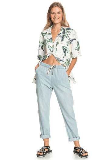 szczegóły Spodnie damskie Roxy ERJDP03253-BFN0 Powolne i plażowe spodnie J Pant