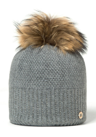 szczegóły Dzianinowa czapka damska Granadilla Sparkle Beanie Chic Med Grey
