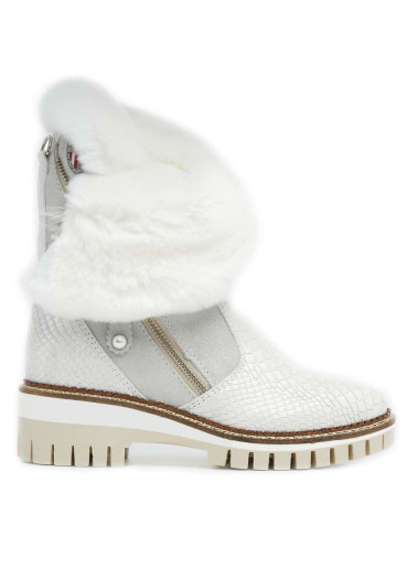 szczegóły Nis 2015457/2 Scarponcino Zip Pelle St. Rettile Latte/Rex